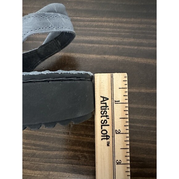 NAOT‎ Enid Gray Hook & Loop Vintage Slate Comfort Sandals Women US 10-10.5 EU 41 - Picture 13 of 14